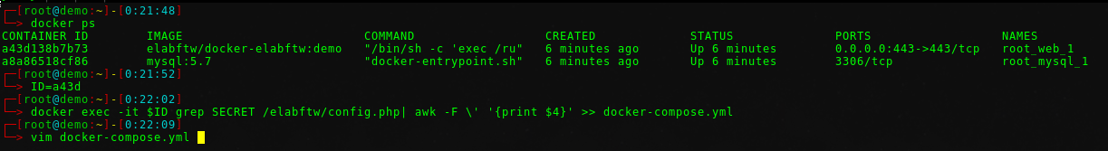 update config